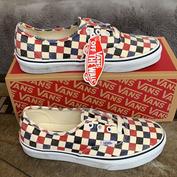 VANS AUTHENTIC WASHED Drsbls/Chili Pepper Men’s - Picture 6 of 16